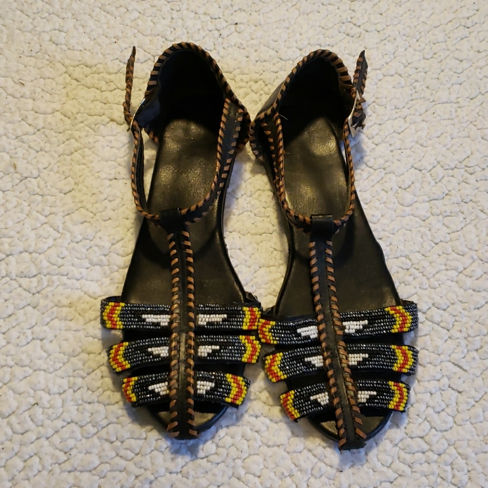 Urban Outfitters beaded sandals